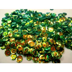 Flitter - 5 mm - Bogárzöld