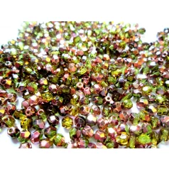 Czech fire polished beads - 4 mm