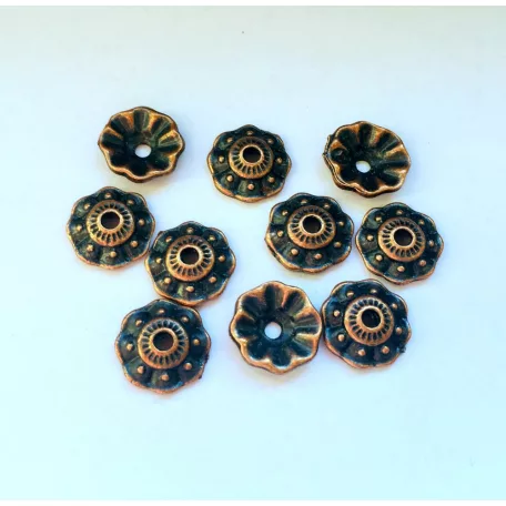 Bead cap copper cone 10x7 mm