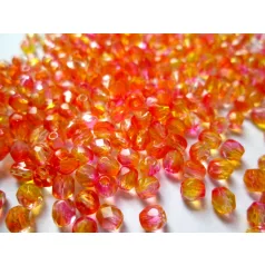 Czech fire polished beads - 4 mm