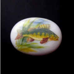 Porcelán kaboson - 40*30 mm - halak 4#