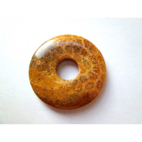 Coral fossil donut - 40 mm