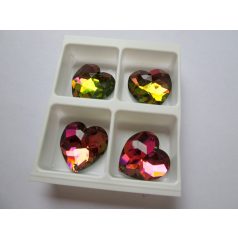   Swarovski Kristály szív - 24 mm - flatback - vitrail light - 3285