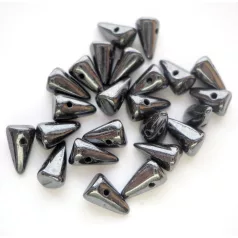 Cseh tüske - 8*5 mm - hematit