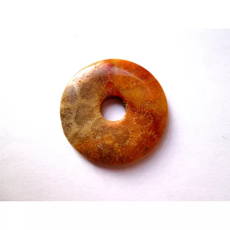 Coral fossil donut - 40 mm