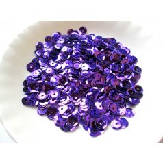 Flitter - 7 mm - metál lila