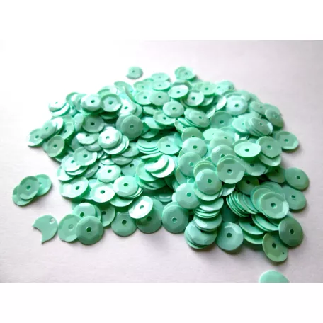 Sequins - 7 mm - Light aqua green - 2gr