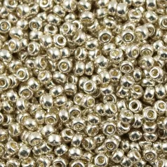   Toho 11/0 - #PF558 - Permafinish Galvanizált tartós bevonatú ezüst  - 10 gr