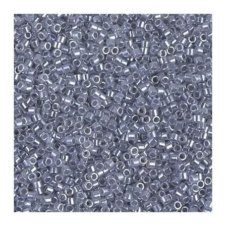 Delica 11/0 -  DB0242 - Lined Crystal Grey - 5 gr