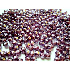 Czech fire polished beads - 4 mm
