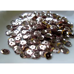 Flitter - 7 mm -  rózsaezüst
