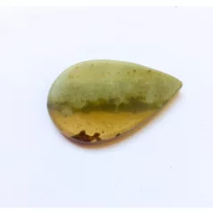 Tájkép jáspis csepp  kaboson 40*26 mm