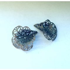 Bead cap antique silver cone 10x7 mm