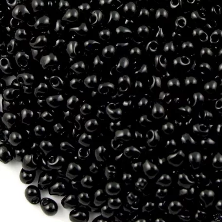 Miyuki 2,8 mm csepp - #401 - Opál Fekete