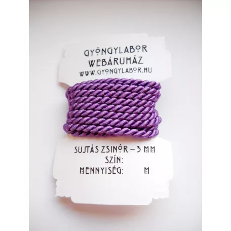 Soutache braid - 2.8 mm - imperial purple (#1603)