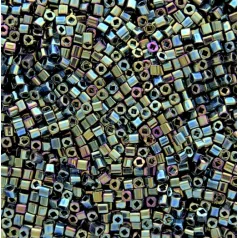 Toho 3 mm kocka - #83- Metallic Iris Green - 10 gr