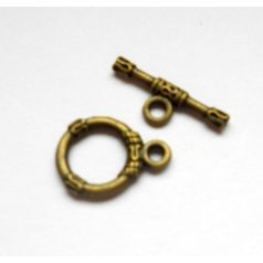 T kapocs - bronz 20*16 mm