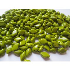 Gemduo 8x5 mm - Opaque Olivine - #53410 - 5 gr (34 db)