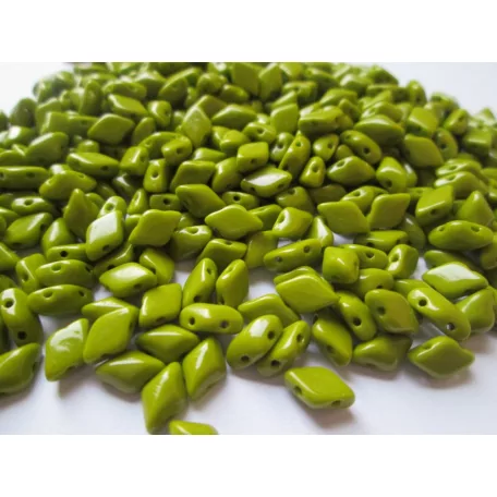 Gemduo 8x5 mm - Opaque Olivine - #53410 - 5 gr (34 db)