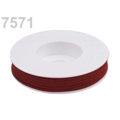 Sujtás zsinór - 3 mm -  riói vörös  (#7571) 