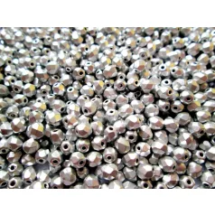 Czech fire polished beads - 4 mm