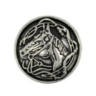 Antique finish metal button 