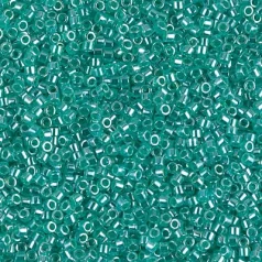   Delica 11/0 -  DB0238 - Lined Crystal Green Aqua Luster - 5 gr