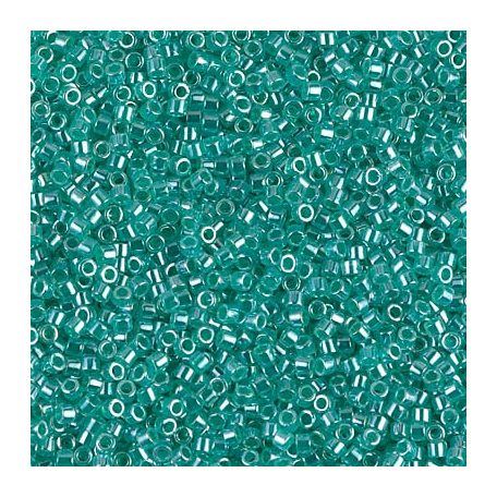 Delica 11/0 -  DB0238 - Lined Crystal Green Aqua Luster - 5 gr