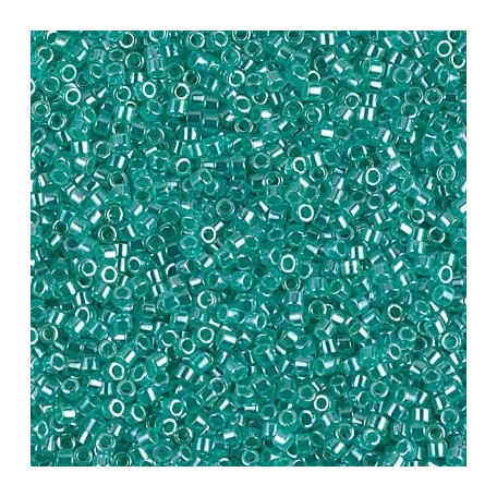 Delica 11/0 -  DB0238 - Lined Crystal Green Aqua Luster - 5 gr