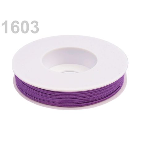 Sujtás zsinór - 3 mm -  bíbor  (#1603) 