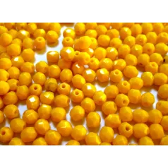 Czech fire polished beads - 4 mm