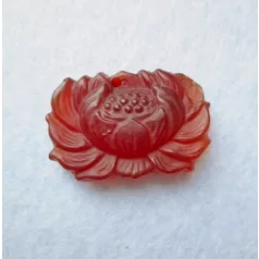 Carved buddha pendant bead