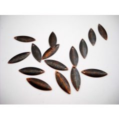 Vörösréz íves szilvamag fityegő - 18*6 mm