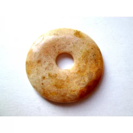 Korall fosszília fánk - 36 mm