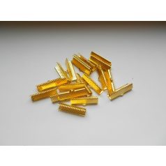 Szalagvégzáró - 20x6 mm - 4 db - arany