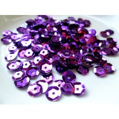 Flitter - 7 mm - fényes lila