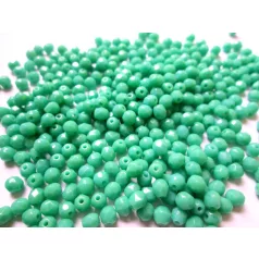 Czech fire polished beads - 4 mm