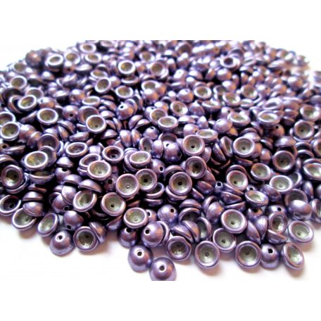 Teacup gyöngy - 4x2 mm - 5gr (75 db) - Saturated Metallic Crocus Petal