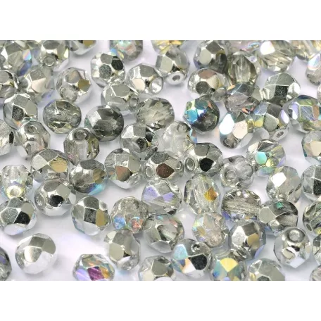 Czech fire polished beads - 4 mm