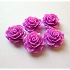 Akril rózsa kaboson -  20 mm - lila
