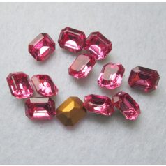 Swarovski szögletes octogon kristály - 10x8 mm - rose - GF
