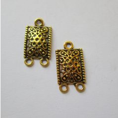 Tibetan silver connector 24*20 mm - 1 pair