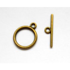 T kapocs - bronz 20*15 mm