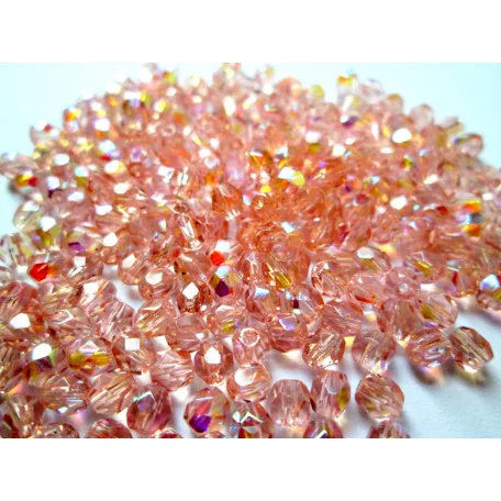 Czech fire polished beads - 4 mm