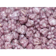 Cseh harangvirág - 8x6 mm - Chalk white teracota purple
