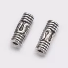 Fémgyöngy  - 8x3 mm - antik ezüst