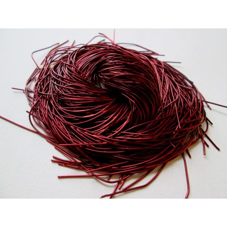 French wire - 1 mm - Semi-soft - bordeux - 5gr