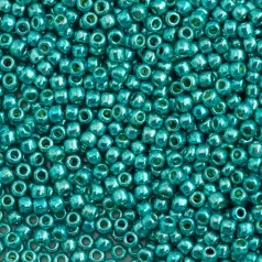 Toho 11/0 - #PF569 - Permafinish Galvanized Teal - 10 gr