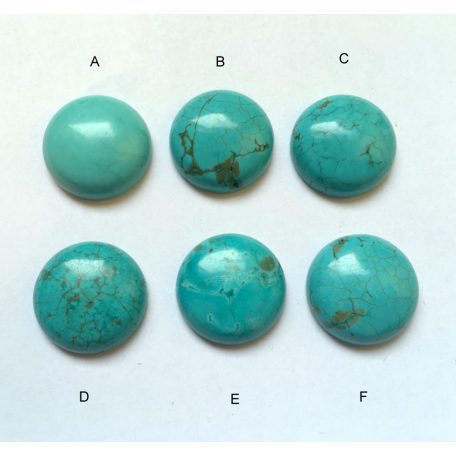 Turquoise cabochon - 26 mm