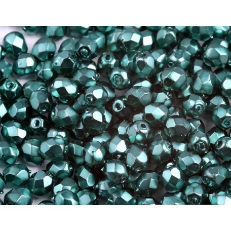 Czech fire polished beads - 4 mm